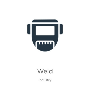 Weld icon vector. Trendy flat weld icon from industry collection isolated on white background. Vector illustration can be used for web and mobile graphic design, logo, eps10