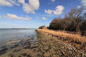 beautiful coast line on a sunny day