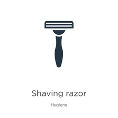 Shaving razor icon vector. Trendy flat shaving razor icon from hygiene collection isolated on white background. Vector illustration can be used for web and mobile graphic design, logo, eps10
