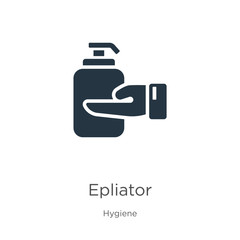 Epliator icon vector. Trendy flat epliator icon from hygiene collection isolated on white background. Vector illustration can be used for web and mobile graphic design, logo, eps10