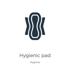 Hygienic pad icon vector. Trendy flat hygienic pad icon from hygiene collection isolated on white background. Vector illustration can be used for web and mobile graphic design, logo, eps10