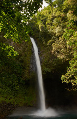the waterfall La Fortuna, Arenal Volcano National Park, Costa Rica