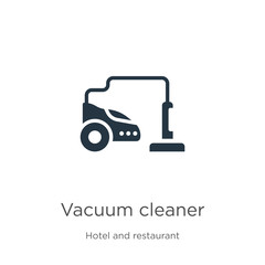 Vacuum cleaner icon vector. Trendy flat vacuum cleaner icon from hotel collection isolated on white background. Vector illustration can be used for web and mobile graphic design, logo, eps10