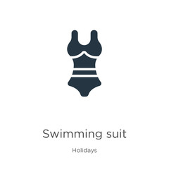 Swimming suit icon vector. Trendy flat swimming suit icon from holidays collection isolated on white background. Vector illustration can be used for web and mobile graphic design, logo, eps10