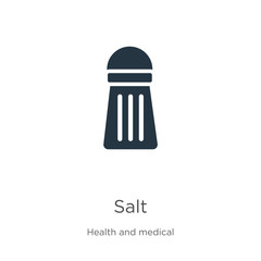 Salt icon vector. Trendy flat salt icon from health collection isolated on white background. Vector illustration can be used for web and mobile graphic design, logo, eps10
