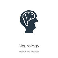 Fototapeta na wymiar Neurology icon vector. Trendy flat neurology icon from health and medical collection isolated on white background. Vector illustration can be used for web and mobile graphic design, logo, eps10