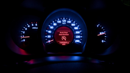 Car instrument panel