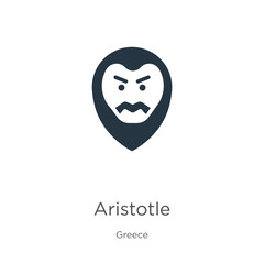 Aristotle icon vector. Trendy flat aristotle icon from greece collection isolated on white background. Vector illustration can be used for web and mobile graphic design, logo, eps10