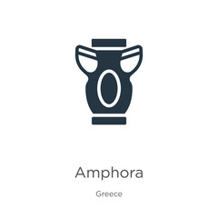 Amphora icon vector. Trendy flat amphora icon from greece collection isolated on white background. Vector illustration can be used for web and mobile graphic design, logo, eps10