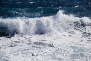 waves on the beach
