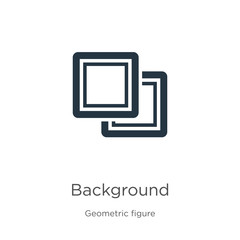 Background icon vector. Trendy flat background icon from geometric figure collection isolated on white background. Vector illustration can be used for web and mobile graphic design, logo, eps10
