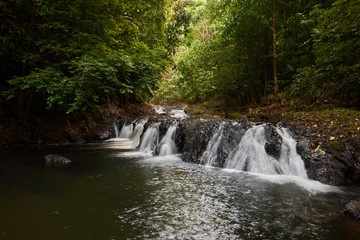 Fototapeta na wymiar San Pedrillo Waterfall in Corcovado National Park, Costa Rica