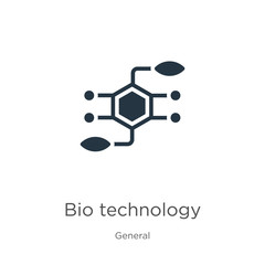 Bio technology icon vector. Trendy flat bio technology icon from general collection isolated on white background. Vector illustration can be used for web and mobile graphic design, logo, eps10