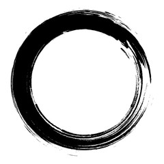 Circle Frame. Grunge Banners. Retro shapes for Emblems. Vector element for your design Design. Round frame brush stroke.