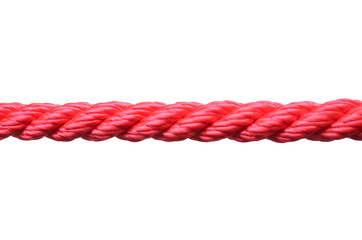Clean rope on white background