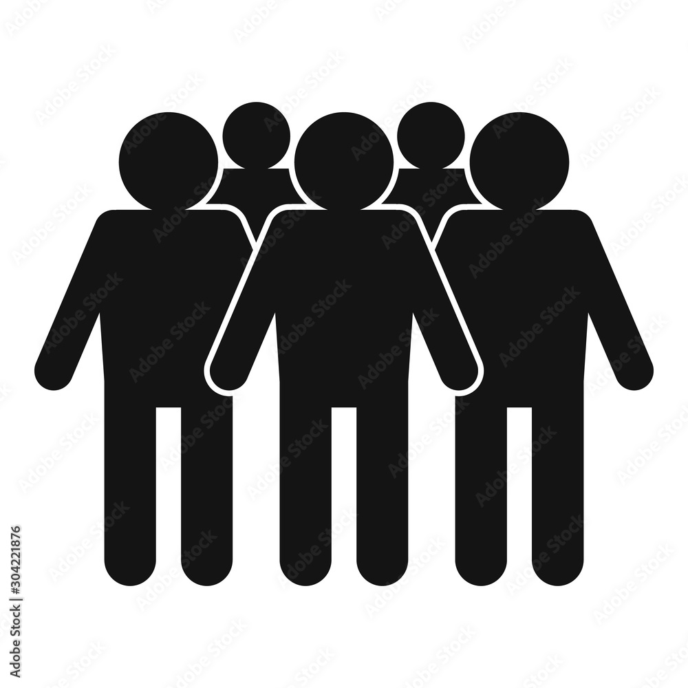 Poster target audience icon. simple illustration of target audience vector icon for web design isolated on 