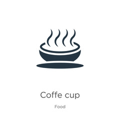 Coffe cup icon vector. Trendy flat coffe cup icon from food collection isolated on white background. Vector illustration can be used for web and mobile graphic design, logo, eps10
