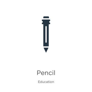 Pencil icon vector. Trendy flat pencil icon from education collection isolated on white background. Vector illustration can be used for web and mobile graphic design, logo, eps10