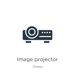 Image projector icon vector. Trendy flat image projector icon from cinema collection isolated on white background. Vector illustration can be used for web and mobile graphic design, logo, eps10