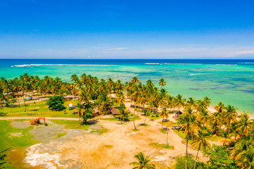 Pigeon Point, Tobago, Trinidad and Tobago, Caribbean, West Indies, small beach in Trinidad and...