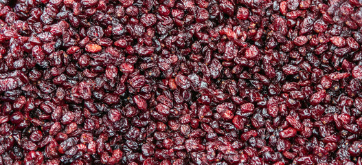 pile of Red Raisins background
