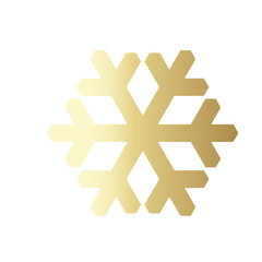 Vector snowflake icon.  illustration for web