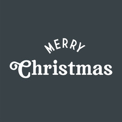 Merry christmas vector text. Lettering Xmas design. Typography for Holiday Greeting banner or card.