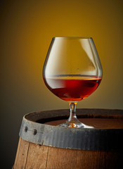glass of cognac