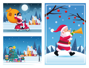 bundle of merry christmas cards