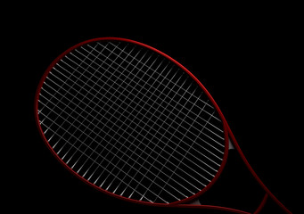 Single tennis racket