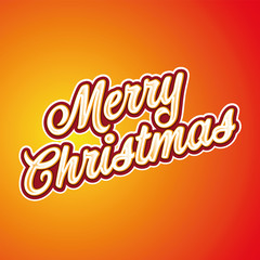 Merry Christmas Greetings Card sign