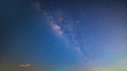 Clearly Milky Way at night sky.