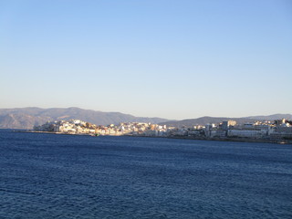 Agios Nikolaos city from Ormos cape