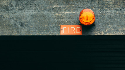 Close-up of Fire Alarm.