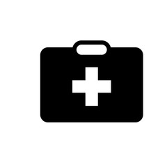 Fototapeta premium first aid box icon logo collection