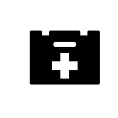 Fototapeta premium first aid box icon logo collection