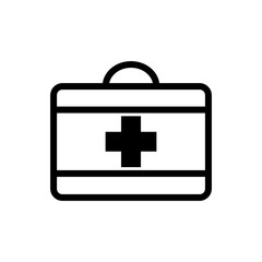 Obraz premium first aid box icon logo collection