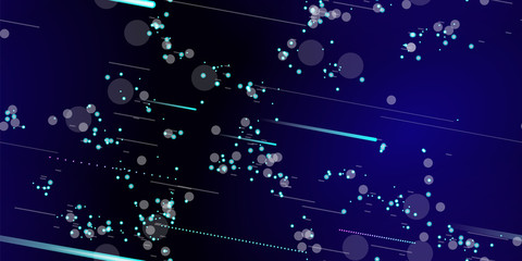 Fototapeta premium Fast Effect. Motion Neon. Seamless Pattern. Glitch