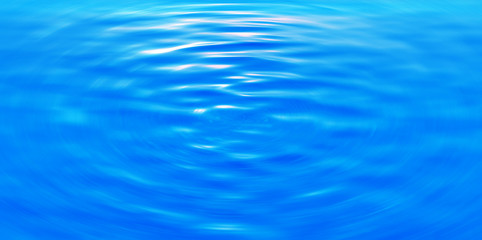 Blue blurred abstract background of water