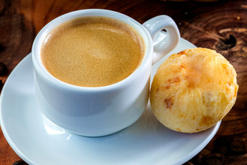 Brazilian snack, traditional cheese bread