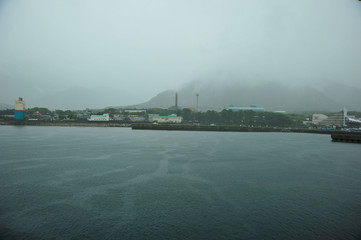 Naklejka premium 屋久島 宮之浦