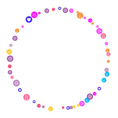 Social media marketing, Communication concept.