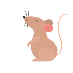 Isolated mouse cartoon vector design