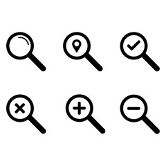 search icon vector design symbol