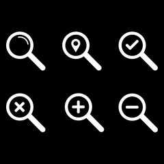 search icon vector design symbol