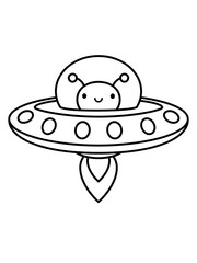 ausserirdischer im ufo lieber 