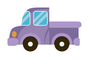 Isolated truck toy vector design