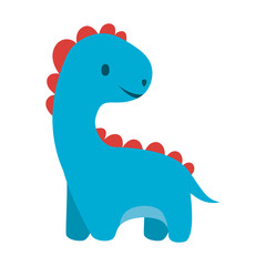 Isolated dinosaur toy vector design