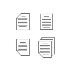 document icon vector design symbol