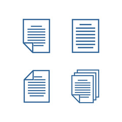 document icon vector design symbol